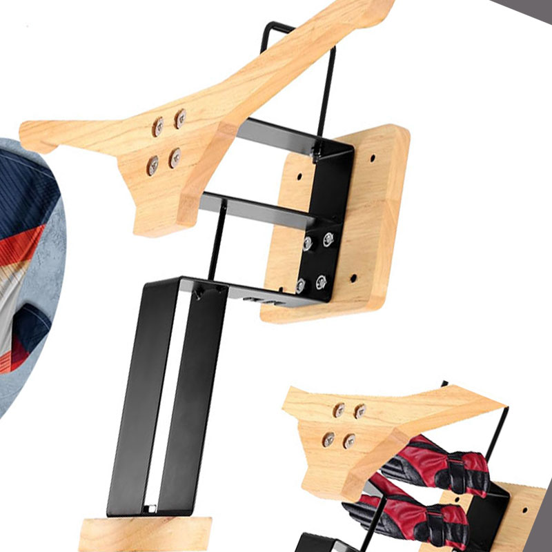 Wood Motorcycle Helmet Holder  - đánh giá và giá Sports Equipment Rack