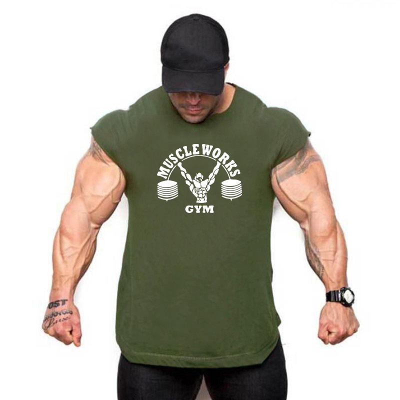 New Summer Brand Vest Cotton G - đánh giá và giá Sports Equipment Shop