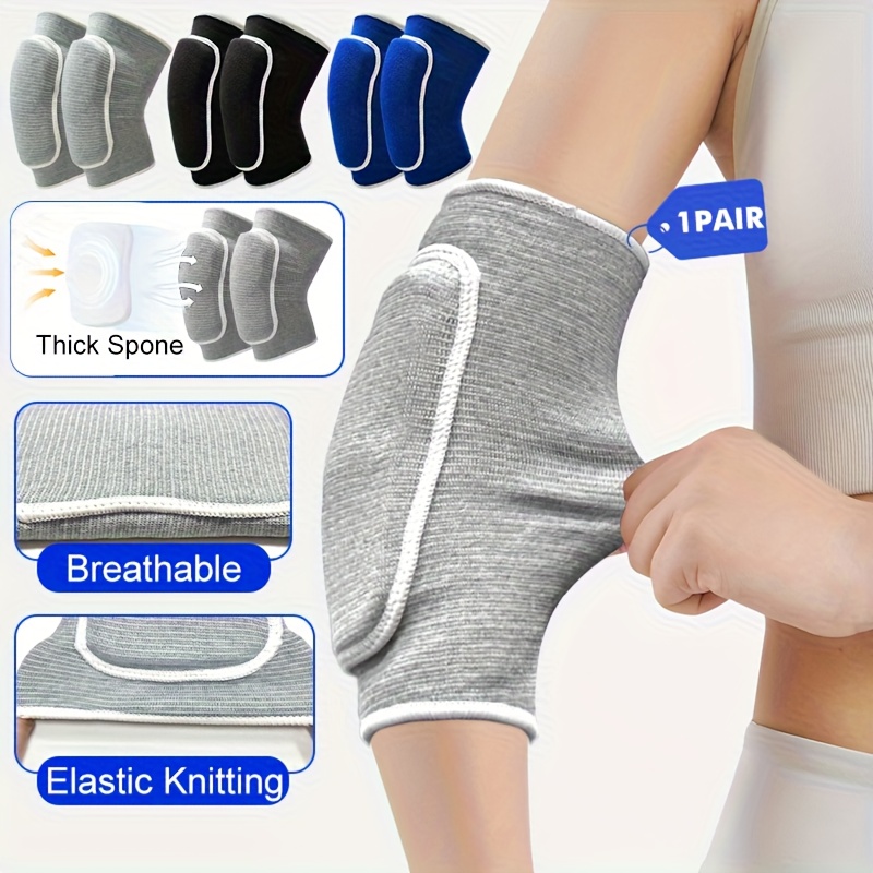 1pair Elastic Elbow Pads Thick - đánh giá và giá Volleyball Knee Pad