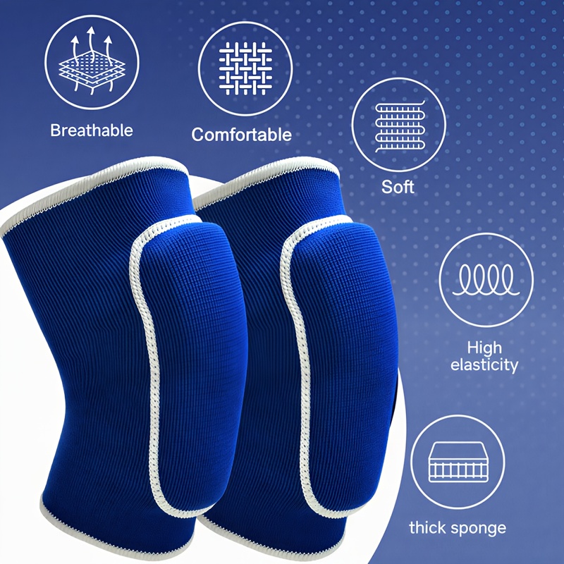 1pair Elastic Elbow Pads Thick - đánh giá và giá Volleyball Knee Pad