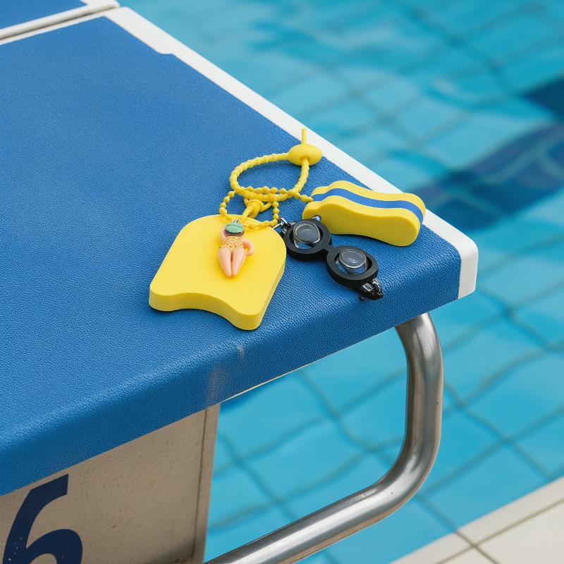 (N) Keychain Swim Themed Keych - đánh giá và giá Swimming Kickboard