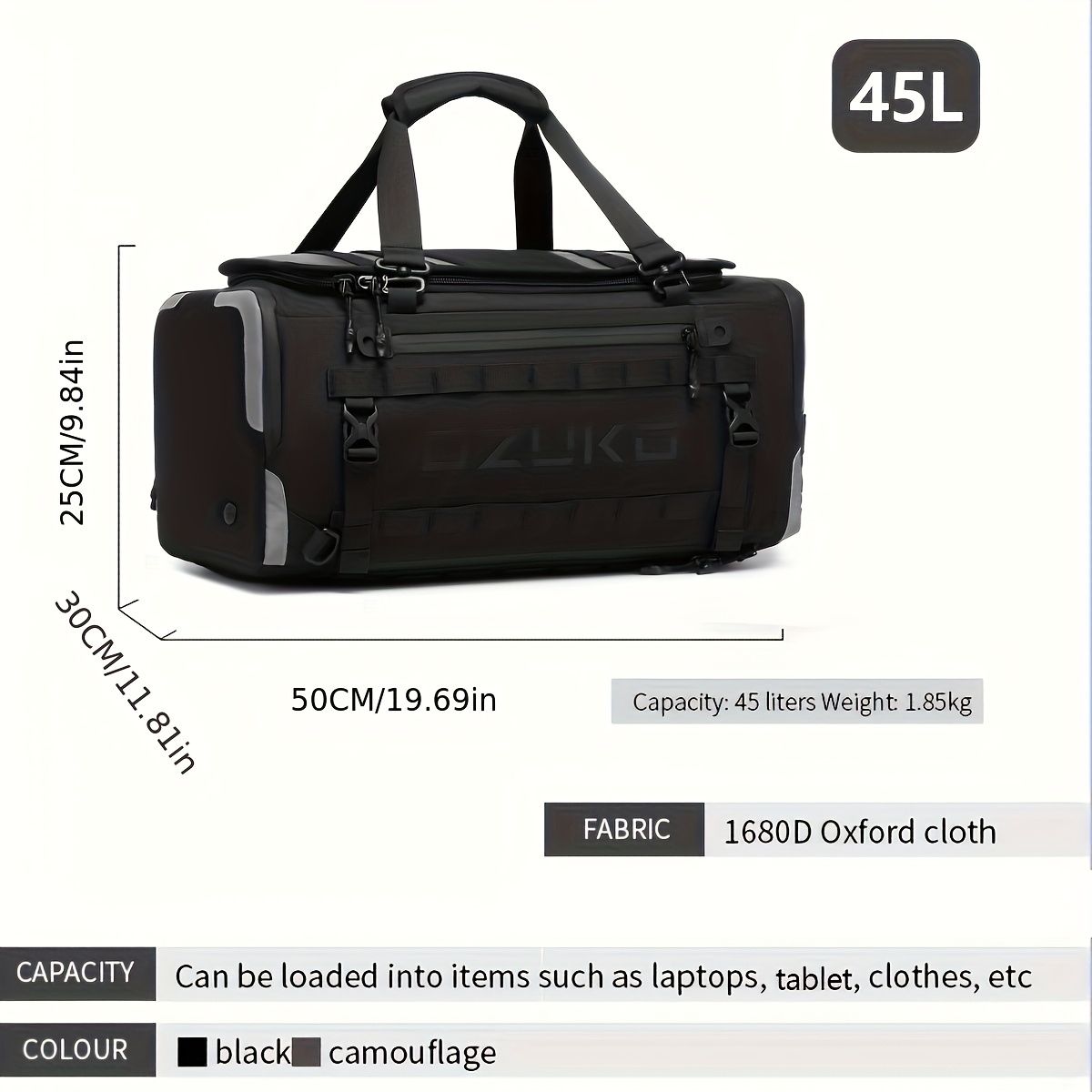 1pc Men's Oxford Handbag, Larg - đánh giá và giá Sports Equipment Air China